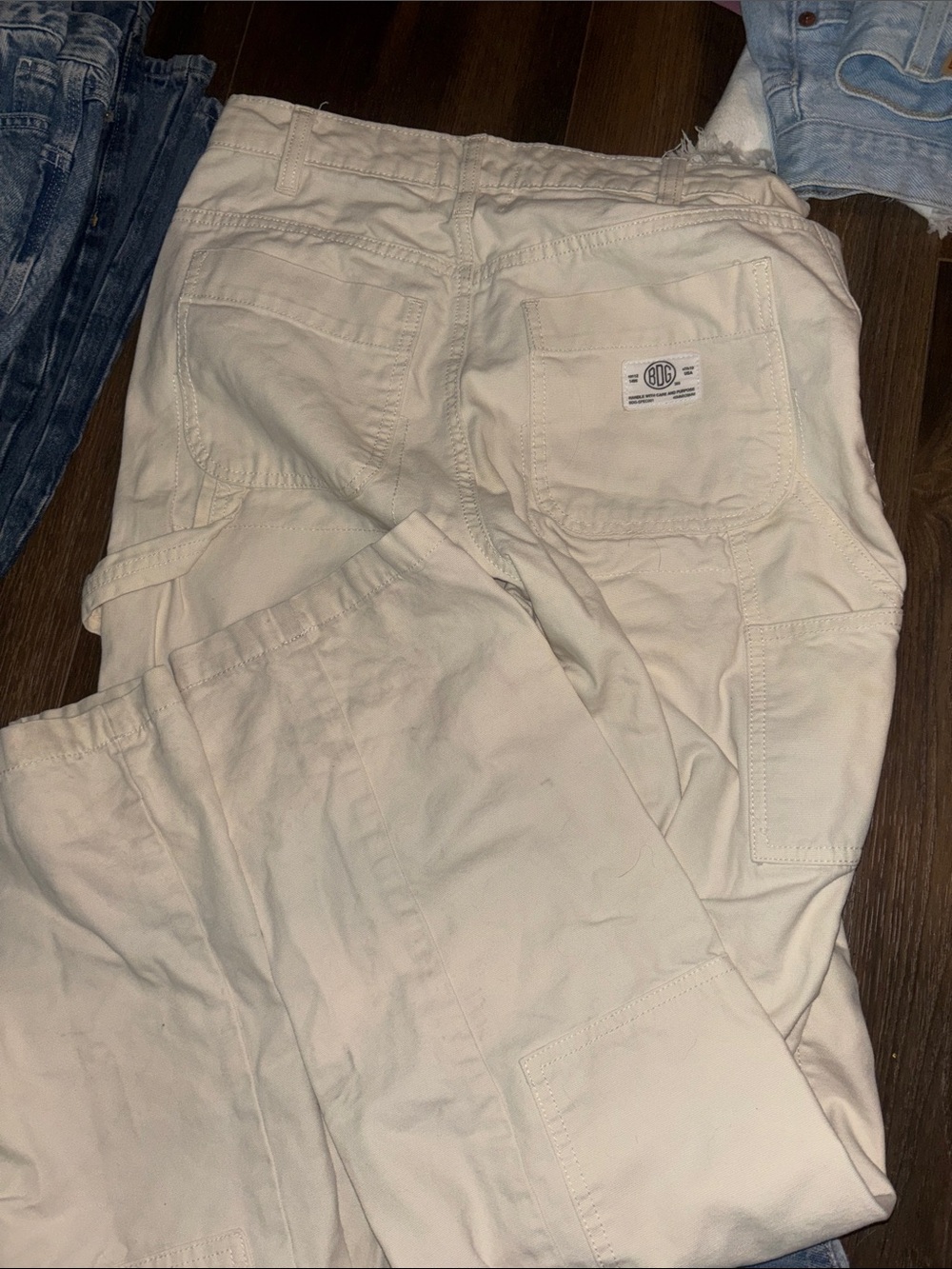 BDG Beige Utility Carpenter Pants